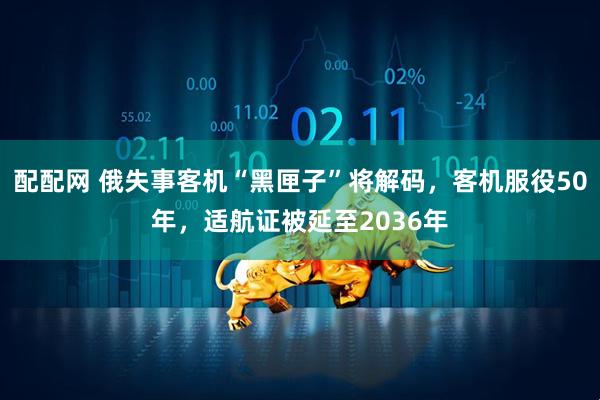 配配网 俄失事客机“黑匣子”将解码，客机服役50年，适航证被延至2036年