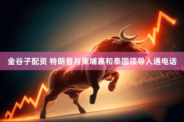 金谷子配资 特朗普与柬埔寨和泰国领导人通电话