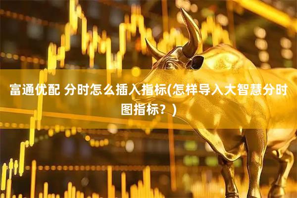 富通优配 分时怎么插入指标(怎样导入大智慧分时图指标？)